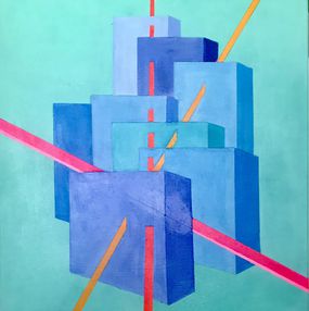 Gemälde, Atrapados / Trapped, Luis Prada