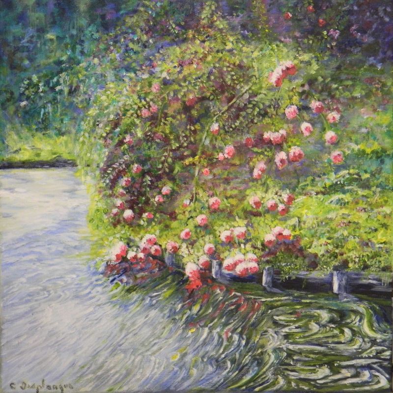 Christine Desplanque, Fleurs sur l'eau Christine Desplanque, Fleurs sur l'eau