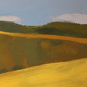 Gemälde, Perspective sur le plateau, Agnès Cellérier