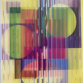 Yaacov Agam, Yellow Haze, from The Evolution Suite I Yaacov Agam, Yellow Haze, from The Evolution Suite I