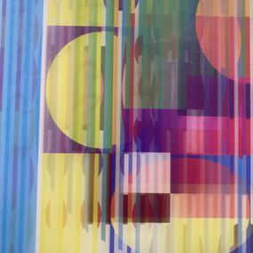 Yaacov Agam, Yellow Haze, from The Evolution Suite I Yaacov Agam, Yellow Haze, from The Evolution Suite I