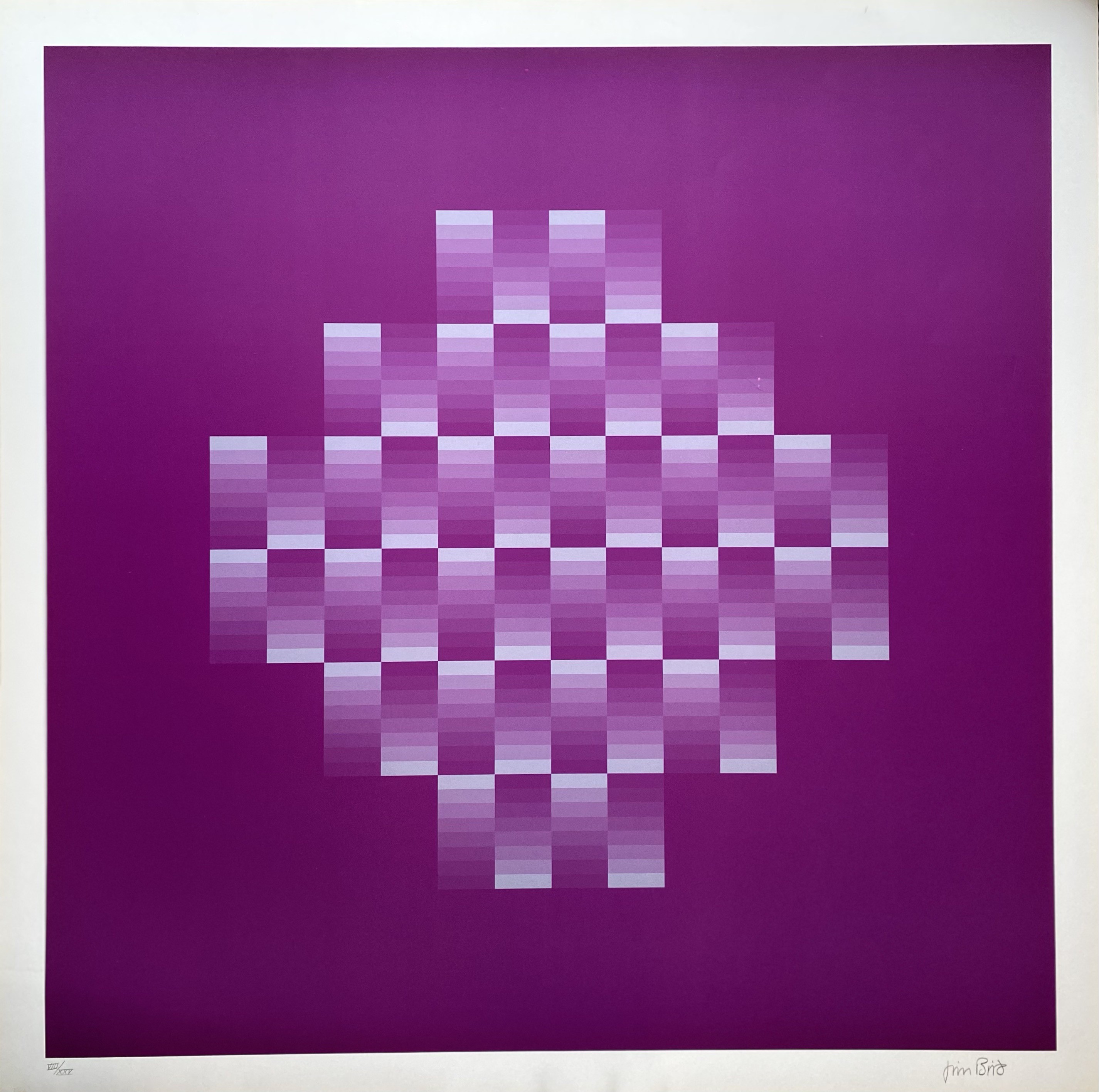 Jim Bird, Tribute to Vasarely Jim Bird, Tribute to Vasarely