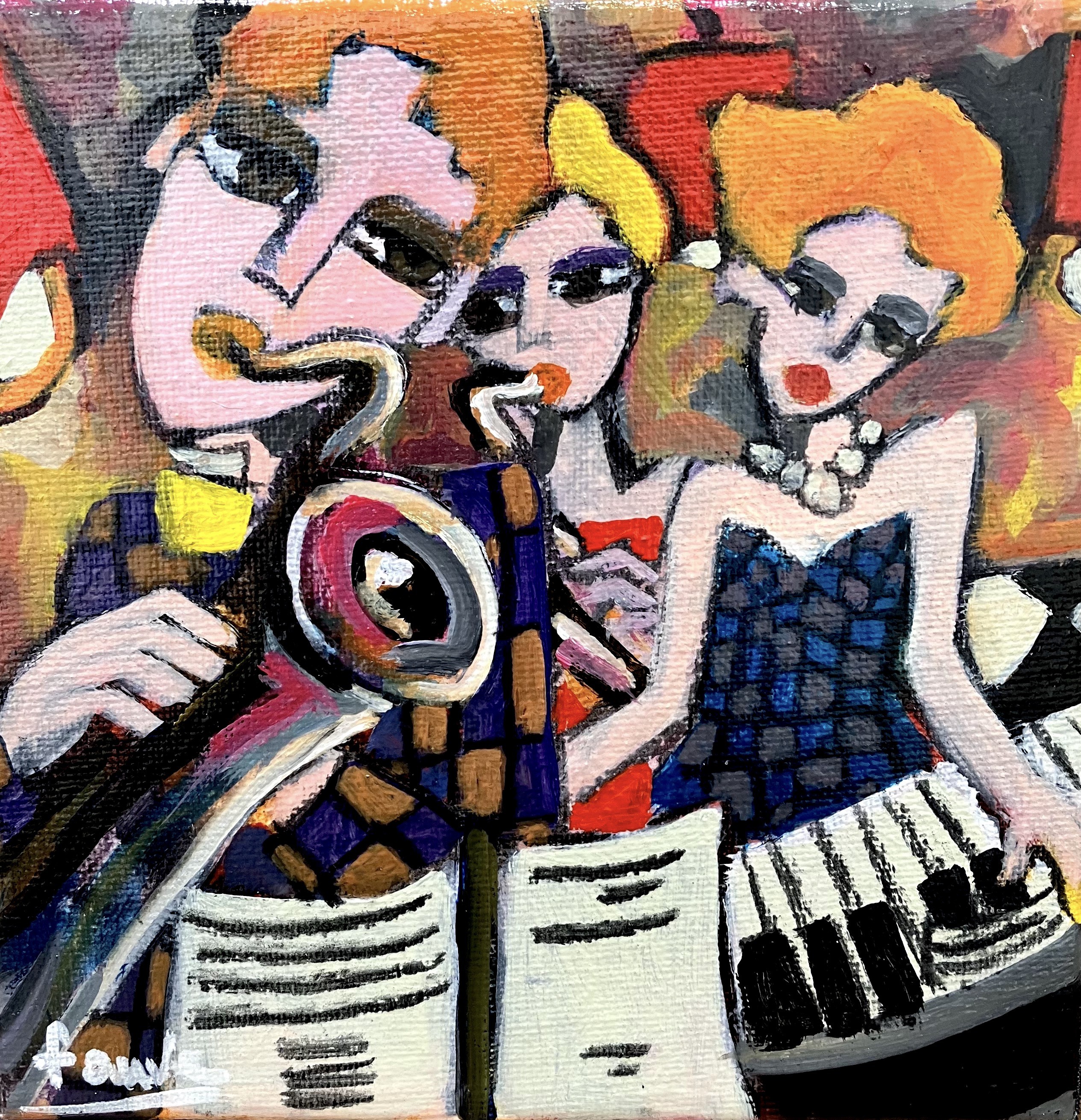 Martine Fauve Dechavanne, Piano et sax Martine Fauve Dechavanne, Piano et sax