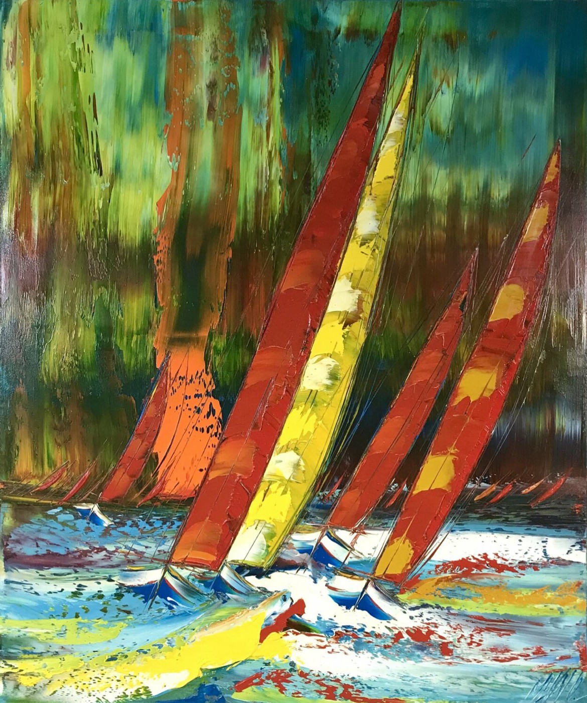 Olivier Messas, Sous une pluie de couleurs… Olivier Messas, Sous une pluie de couleurs…