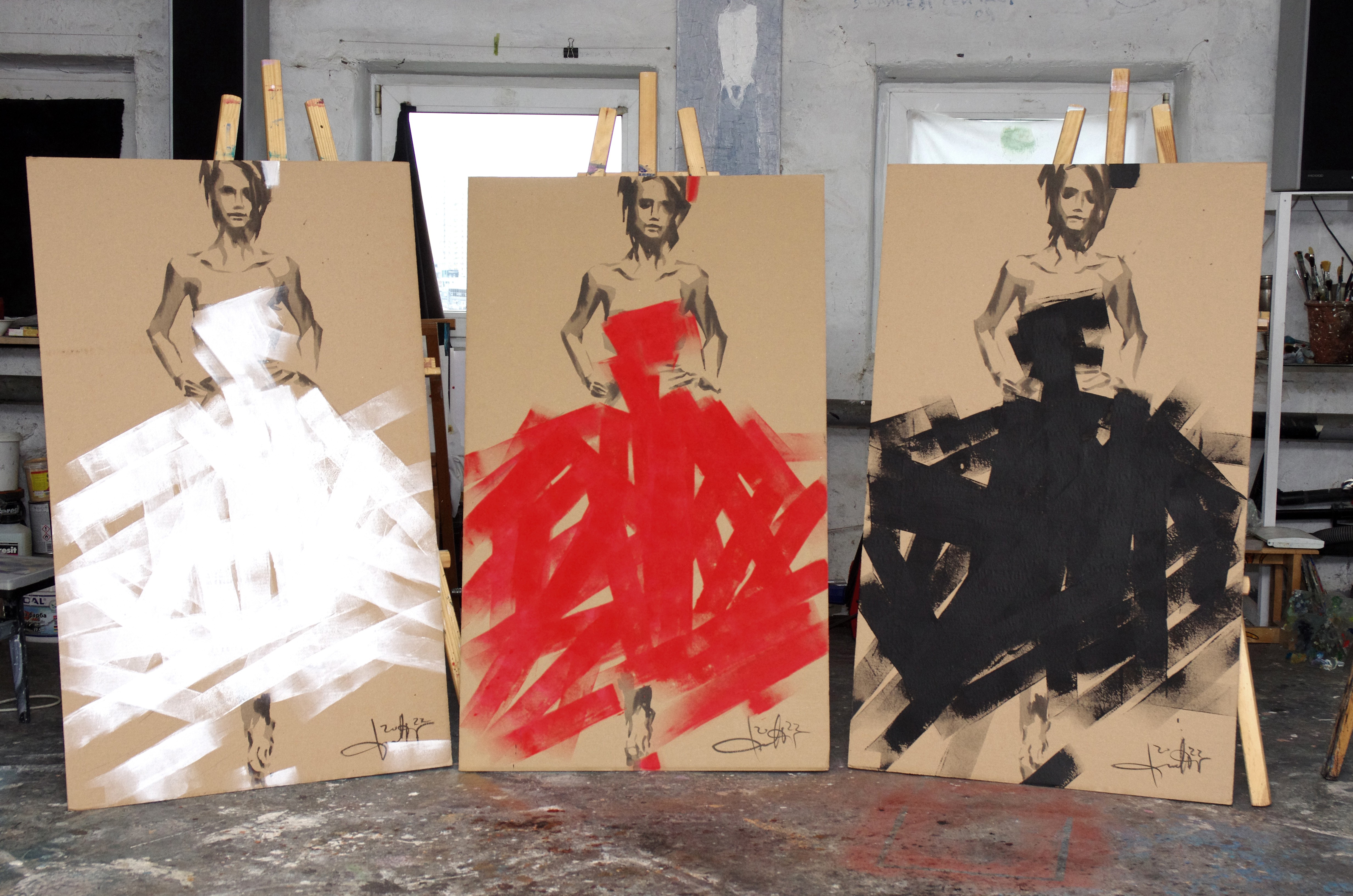 Dima Filatov, Bride triptych Dima Filatov, Bride triptych