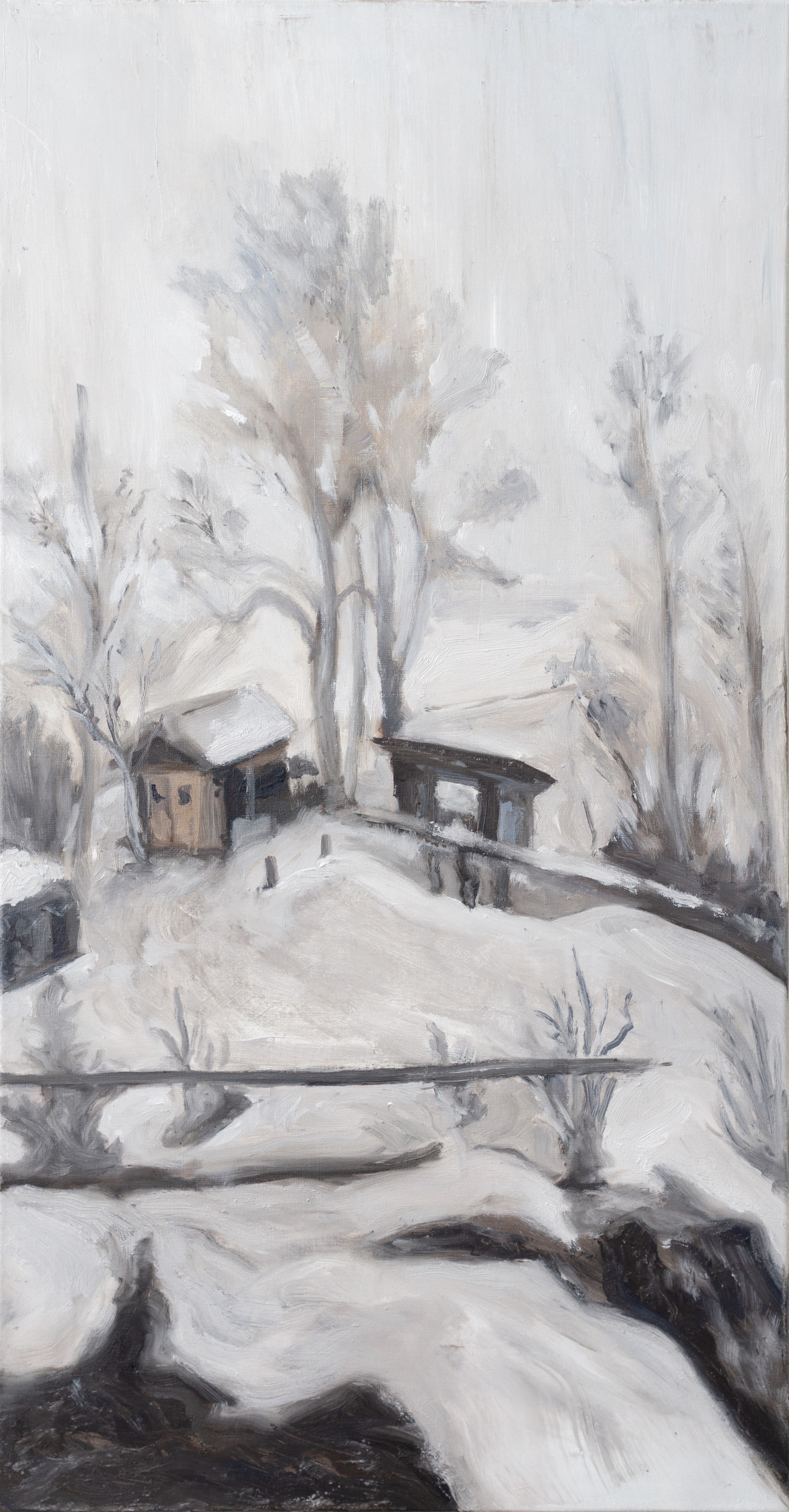 Baurjan Aralov, Winter Landscape Baurjan Aralov, Winter Landscape