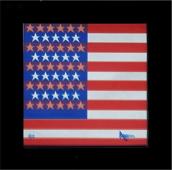 Yaacov Agam, American flag Yaacov Agam, American flag