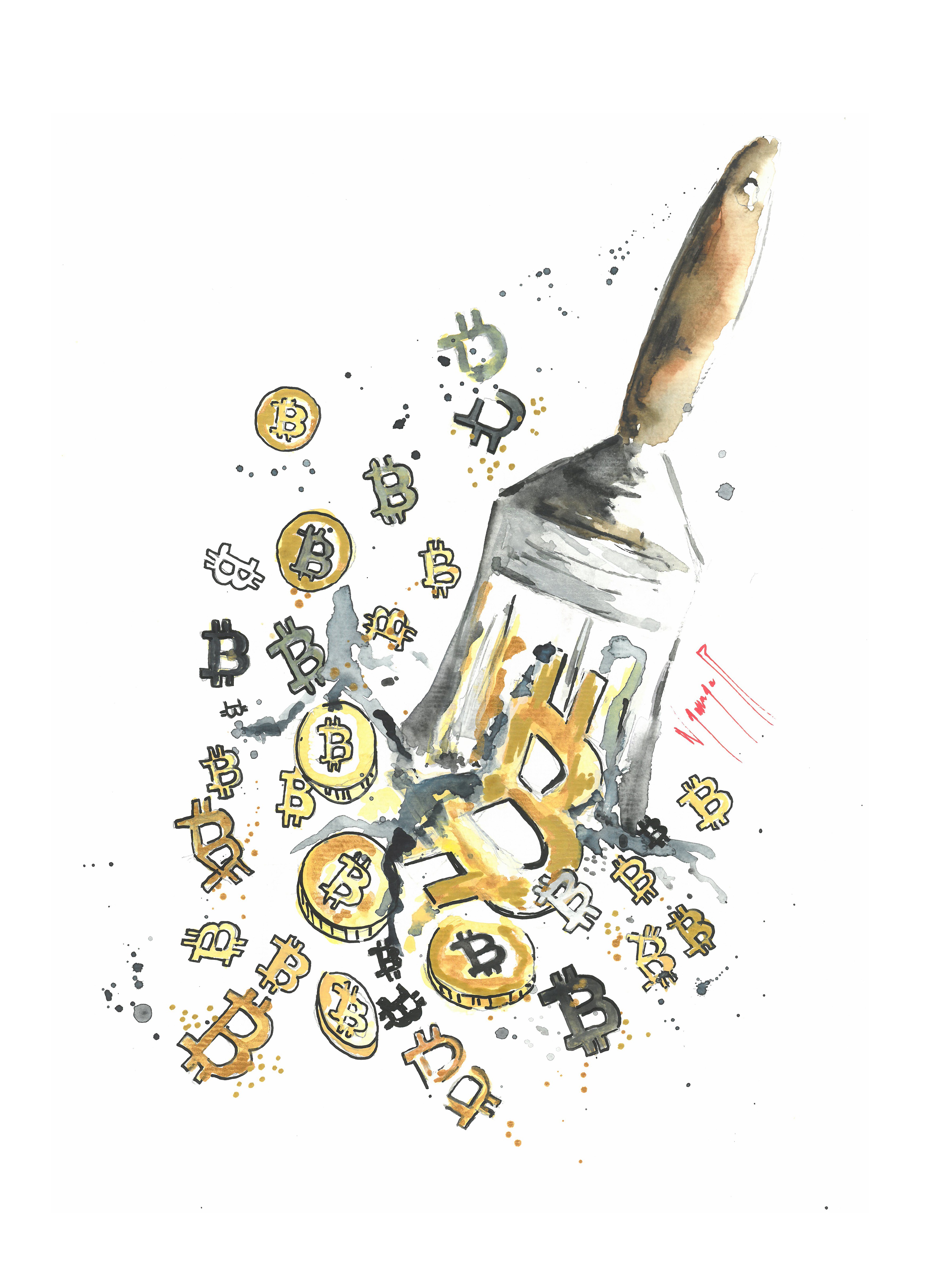Noël Granger, Le Pinceau Bitcoin Noël Granger, Le Pinceau Bitcoin