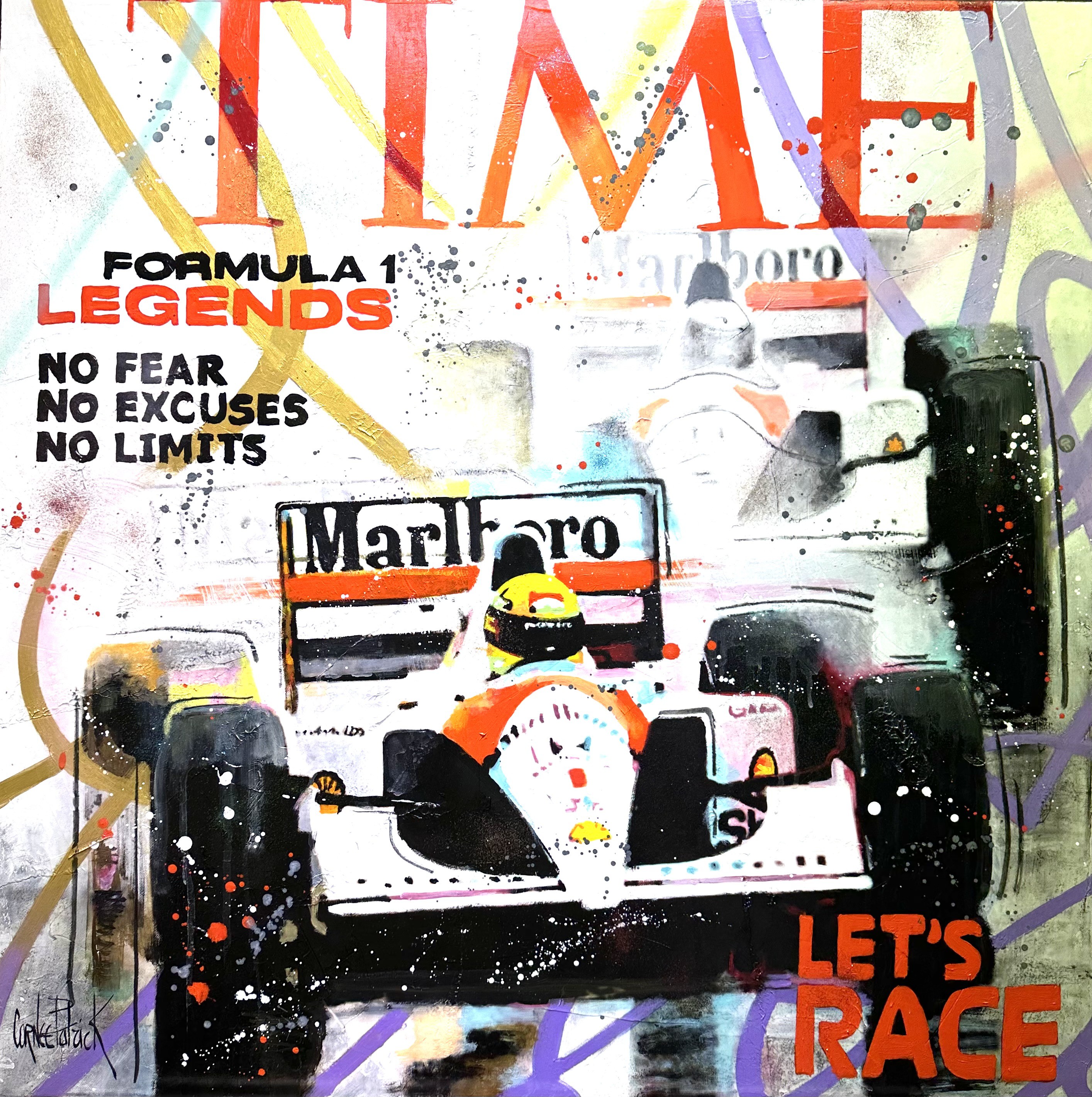 Patrick Cornée, Formula 1 legends, red version Patrick Cornée, Formula 1 legends, red version
