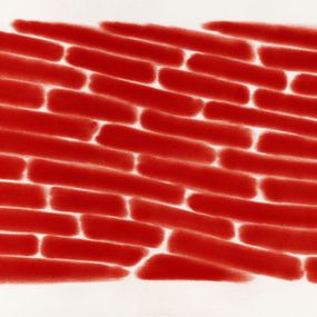 Print, Red wall, David Nash