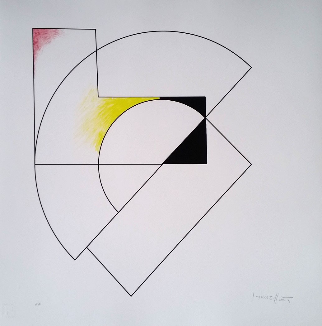 Gottfried Honegger, Composition géométrique (rouge, jaune, noir) Gottfried Honegger, Composition géométrique (rouge, jaune, noir)