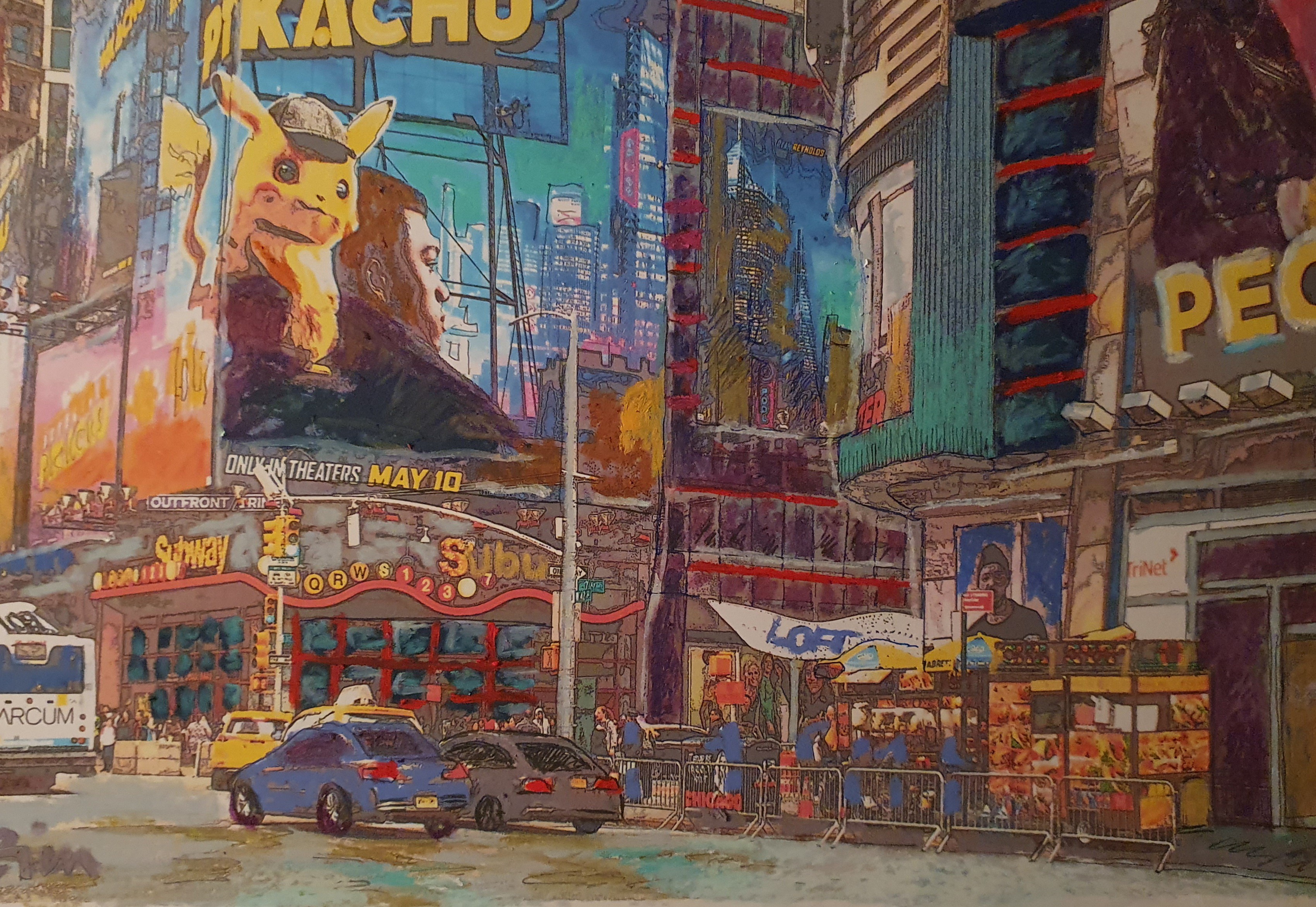 Marion Zimmermann, NYC Streets-Times Square ll Marion Zimmermann, NYC Streets-Times Square ll