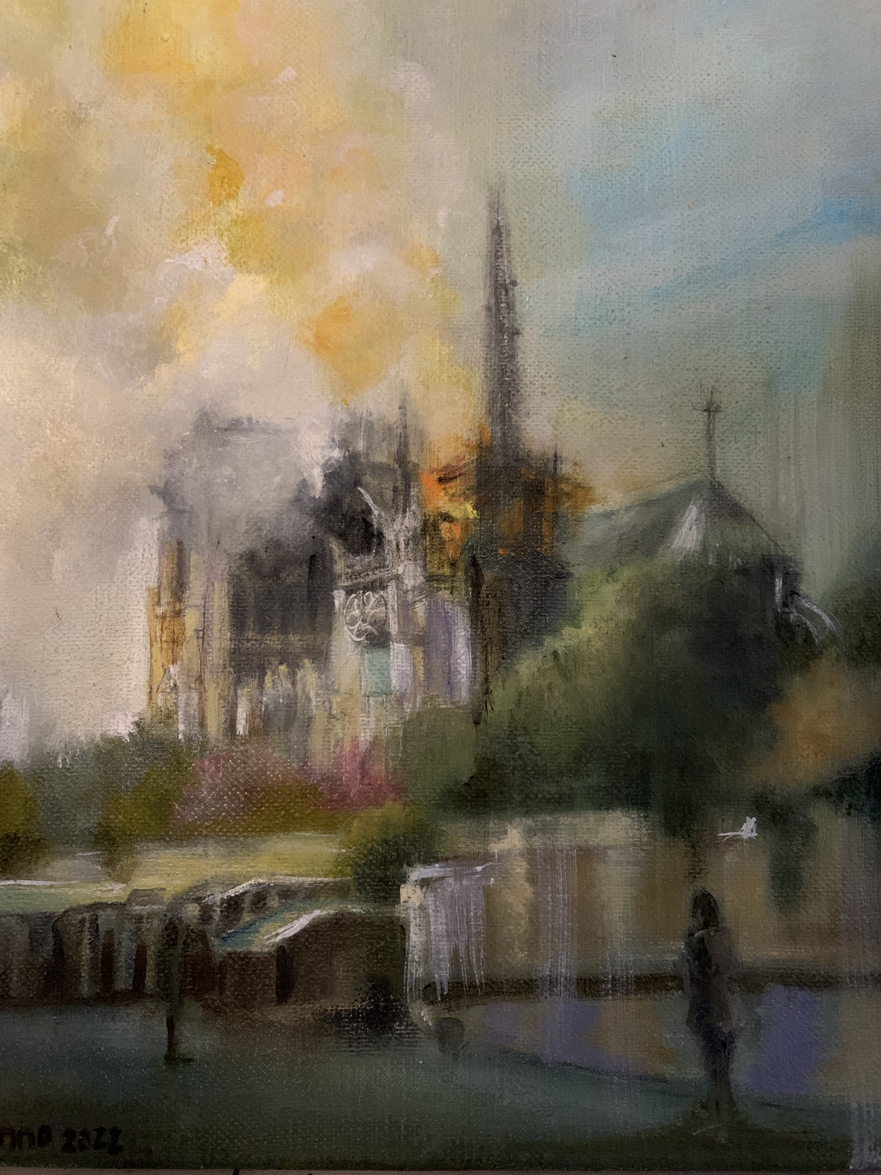 Lisbeth Buonanno, Notre-Dame habillée de feu Lisbeth Buonanno, Notre-Dame habillée de feu