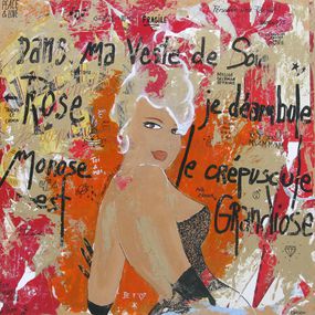 Painting, Dans ma veste de soie rose..., Cacou