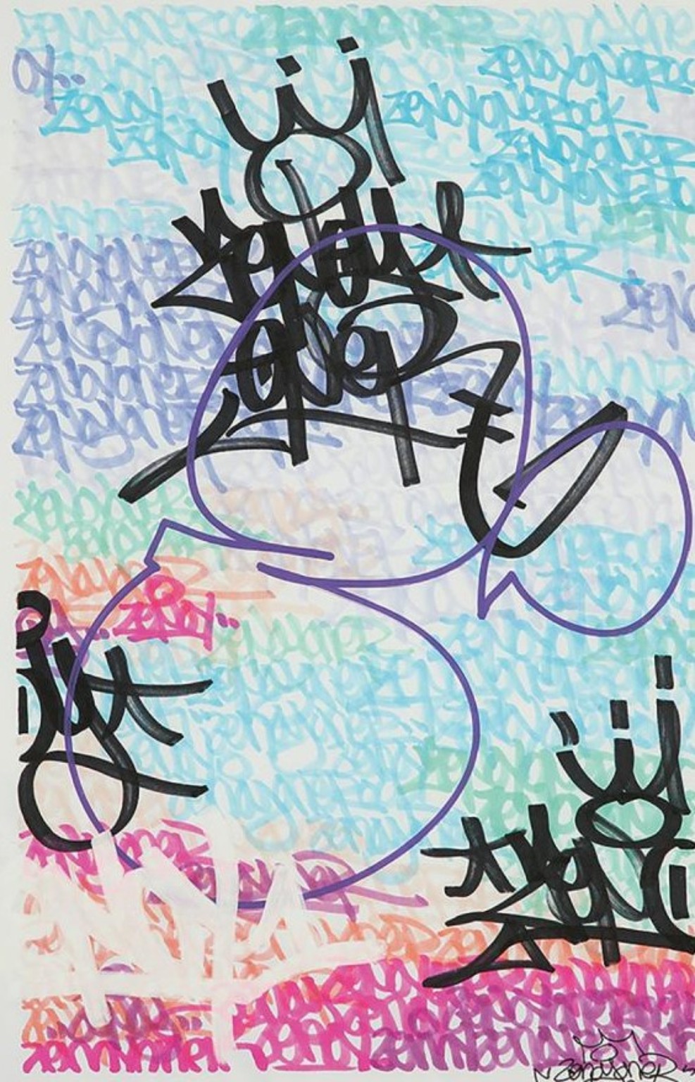 Zenoy, Untitled (Multi) Drawing Zenoy, Untitled (Multi) Drawing