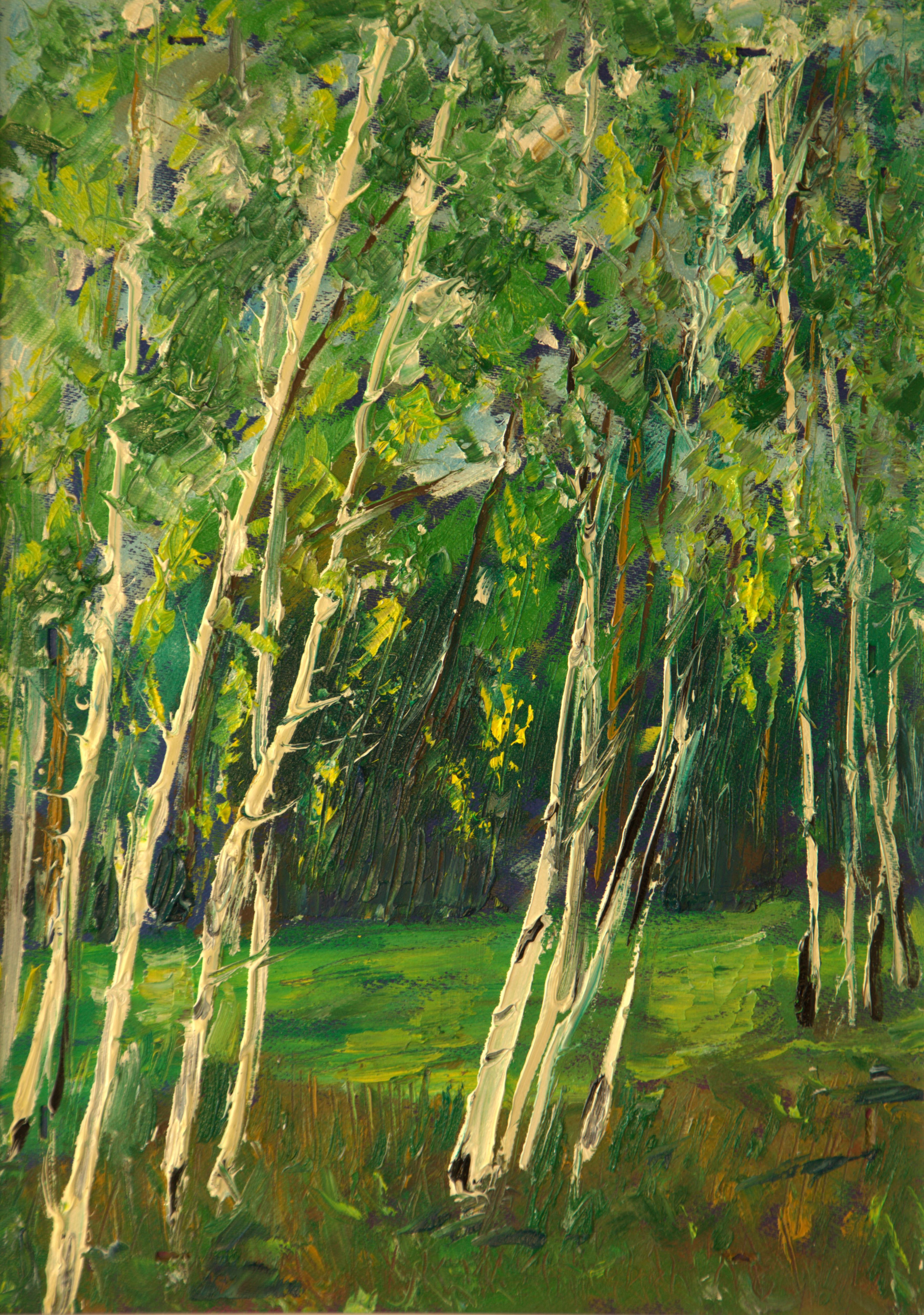 Karl-Karol Chrobok, Birch grove no.4 Karl-Karol Chrobok, Birch grove no.4