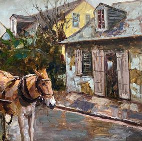 Lafitte's Blacksmith Shop, New Orleans (Large Painting), Jean Marc Clouet