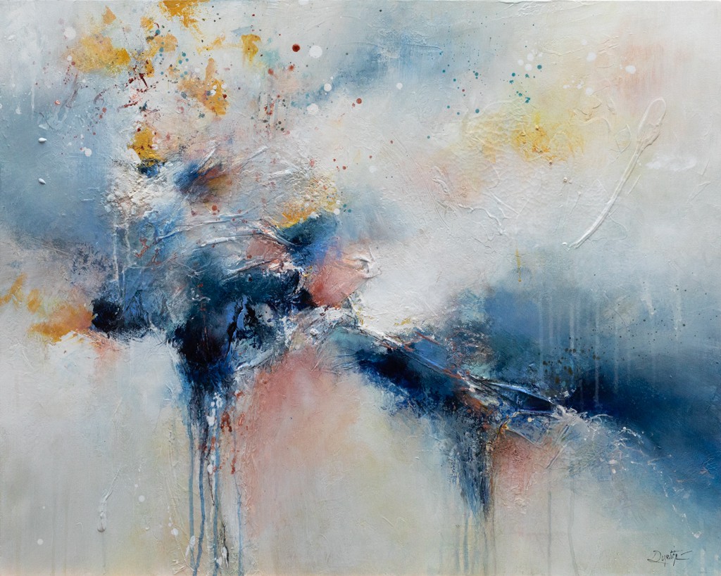 Roselyne Dupetitpré, Là-bas, le bleu - Abstraction, matière et lumière Roselyne Dupetitpré, Là-bas, le bleu - Abstraction, matière et lumière