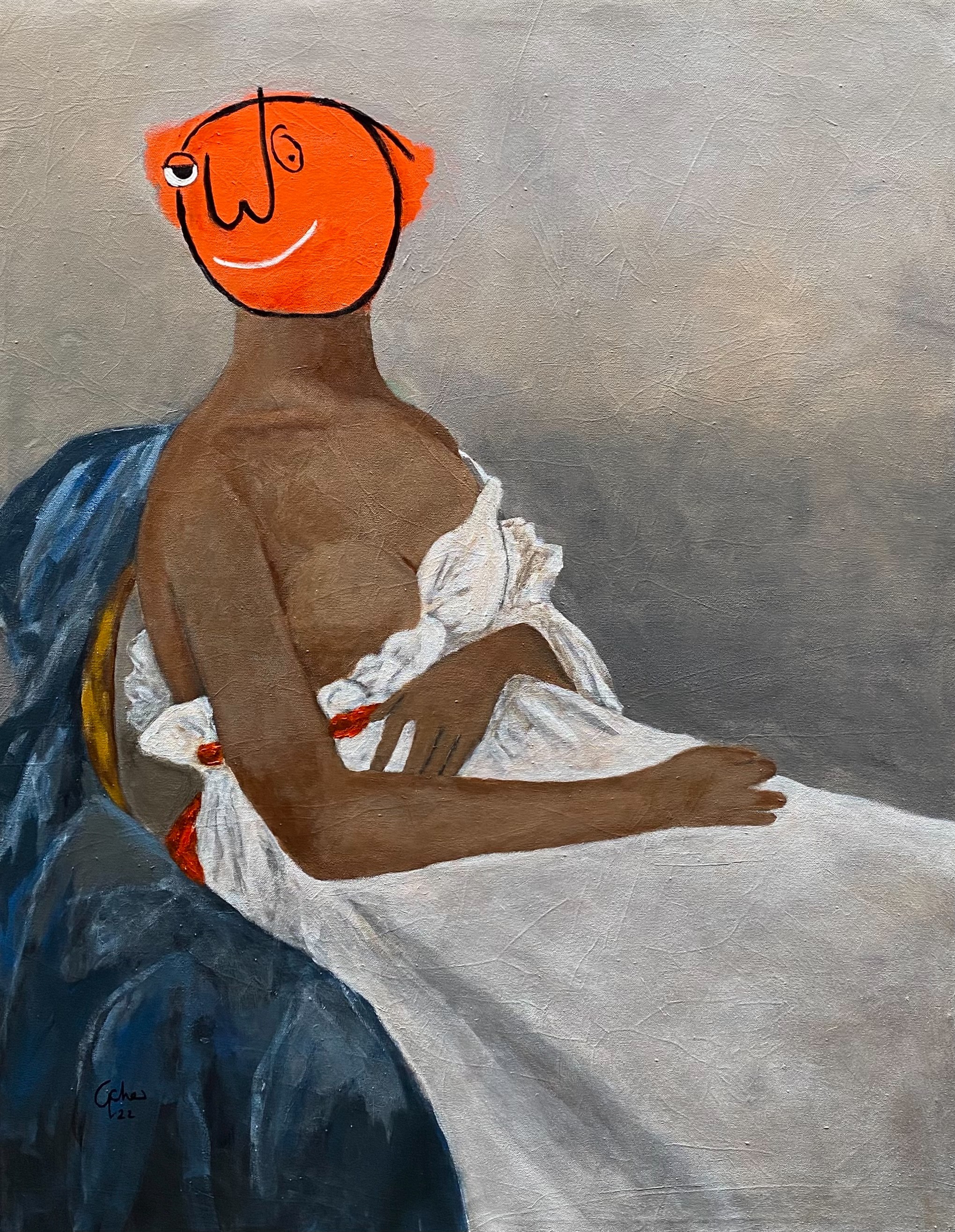 Wisdom Uche, Portrait of Madeleine Wisdom Uche, Portrait of Madeleine