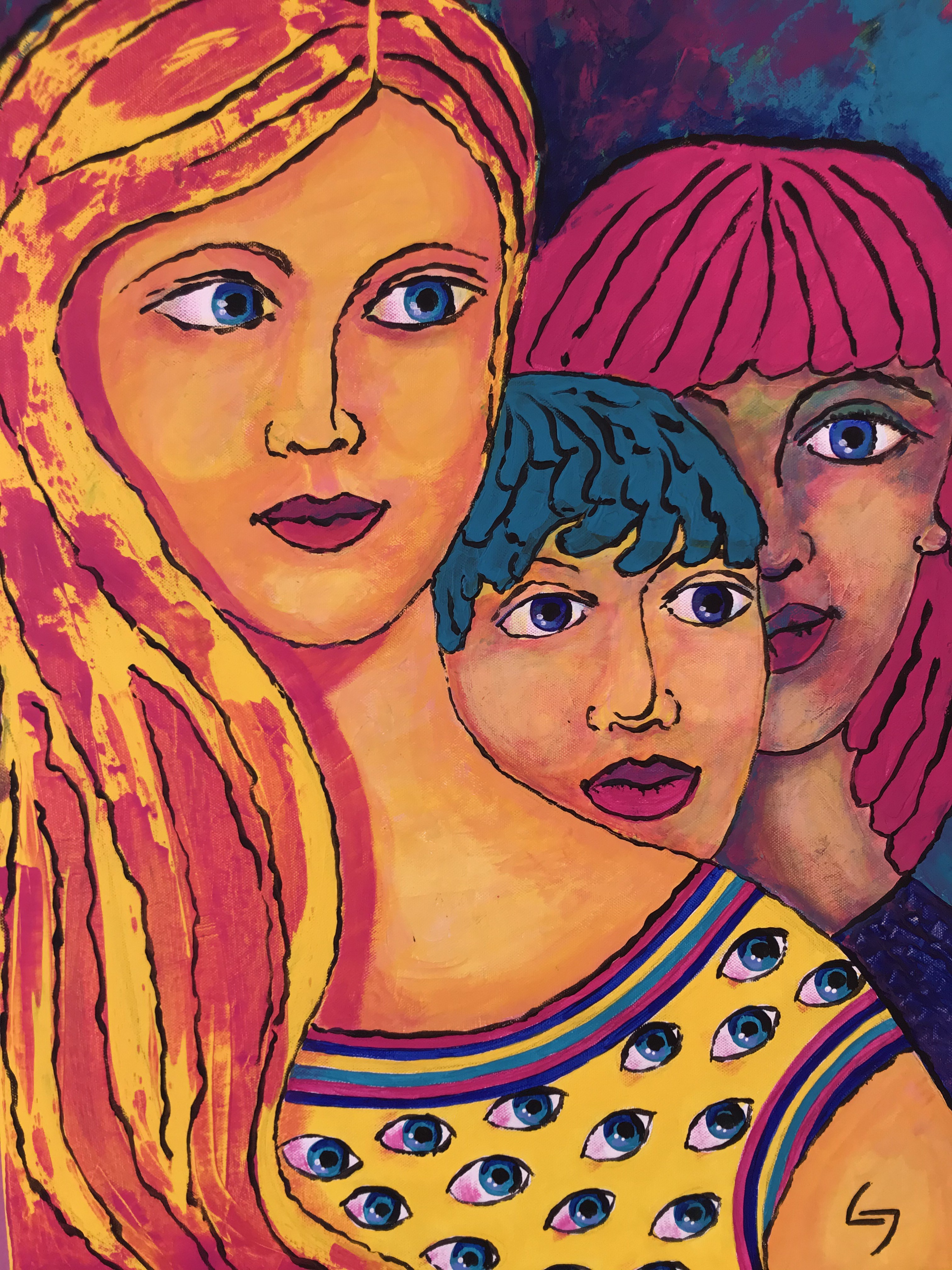 Ljubow Jung, Three sisters. Faith Ljubow Jung, Three sisters. Faith