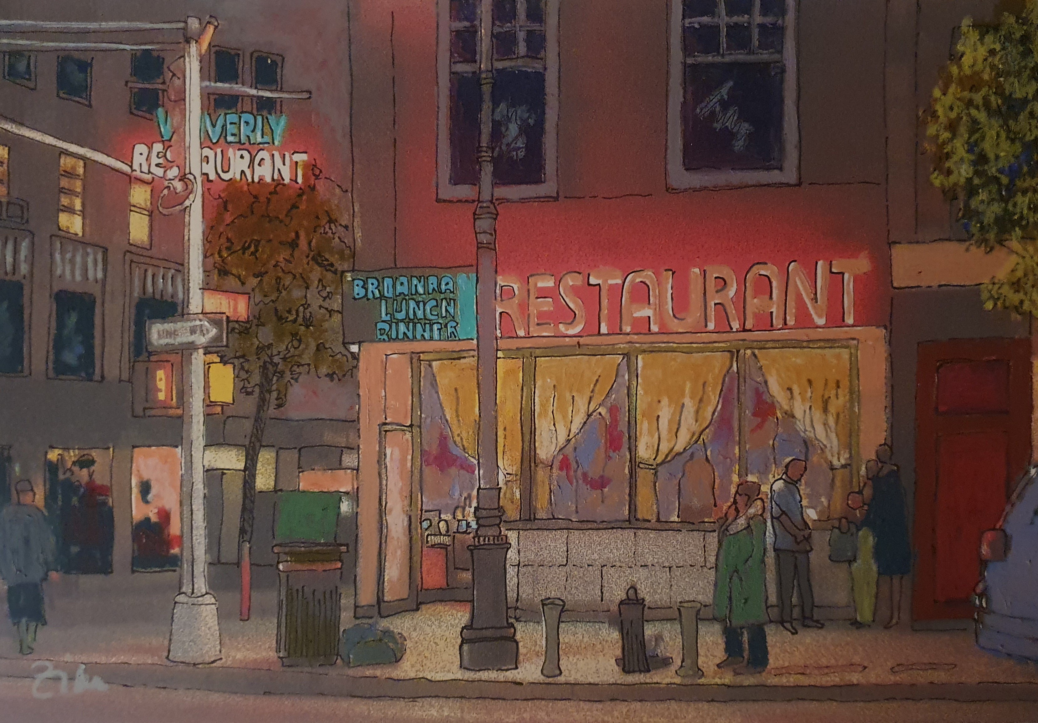 Marion Zimmermann, NYC Streets - Waverly Place Marion Zimmermann, NYC Streets - Waverly Place