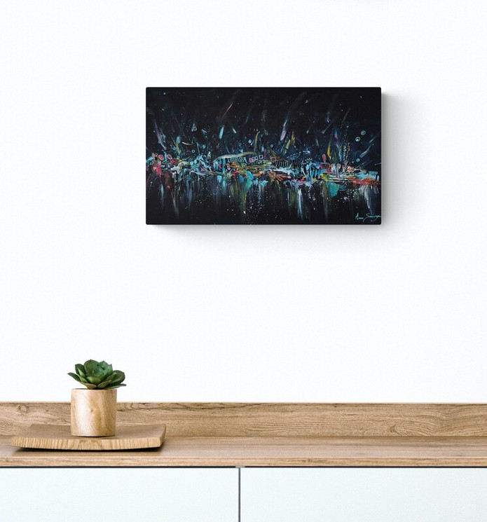 Âme Sauvage, Doux rêve d'enfant n°2, Painting on canvas