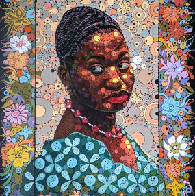 Painting, In Her Coyness, Idowu Emmanuel