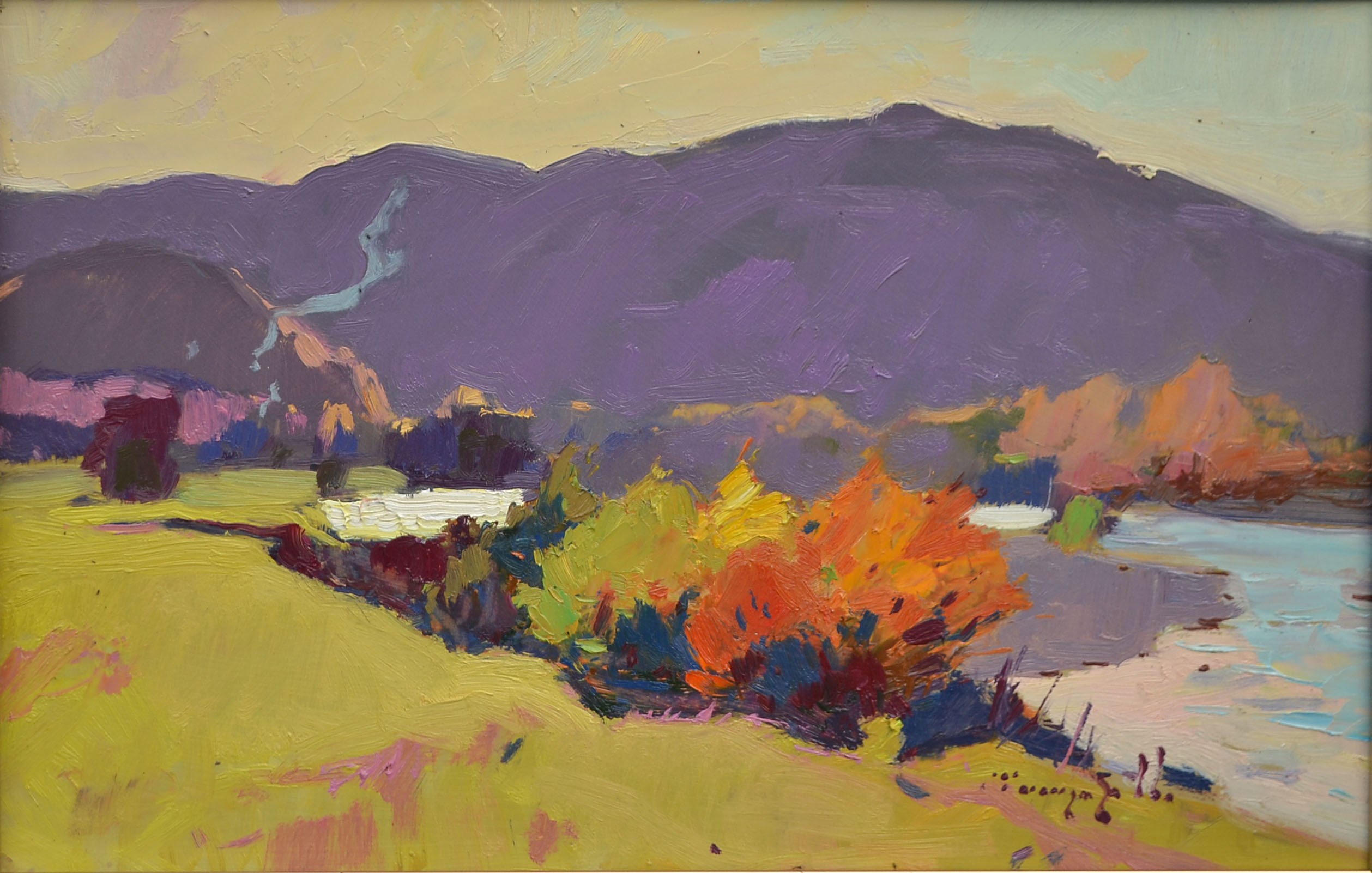 Alexander Shandor, Mountains in backlight Alexander Shandor, Mountains in backlight