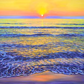 Painting, Ocean sunset., Iryna Kastsova