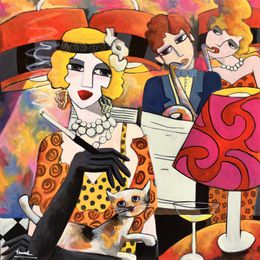 Une petite soirée, Martine Fauve Dechavanne
