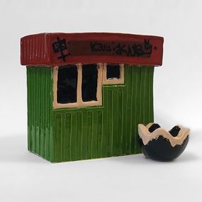 Skulpturen, Kiosk with flower bed, Natasha Steshenko