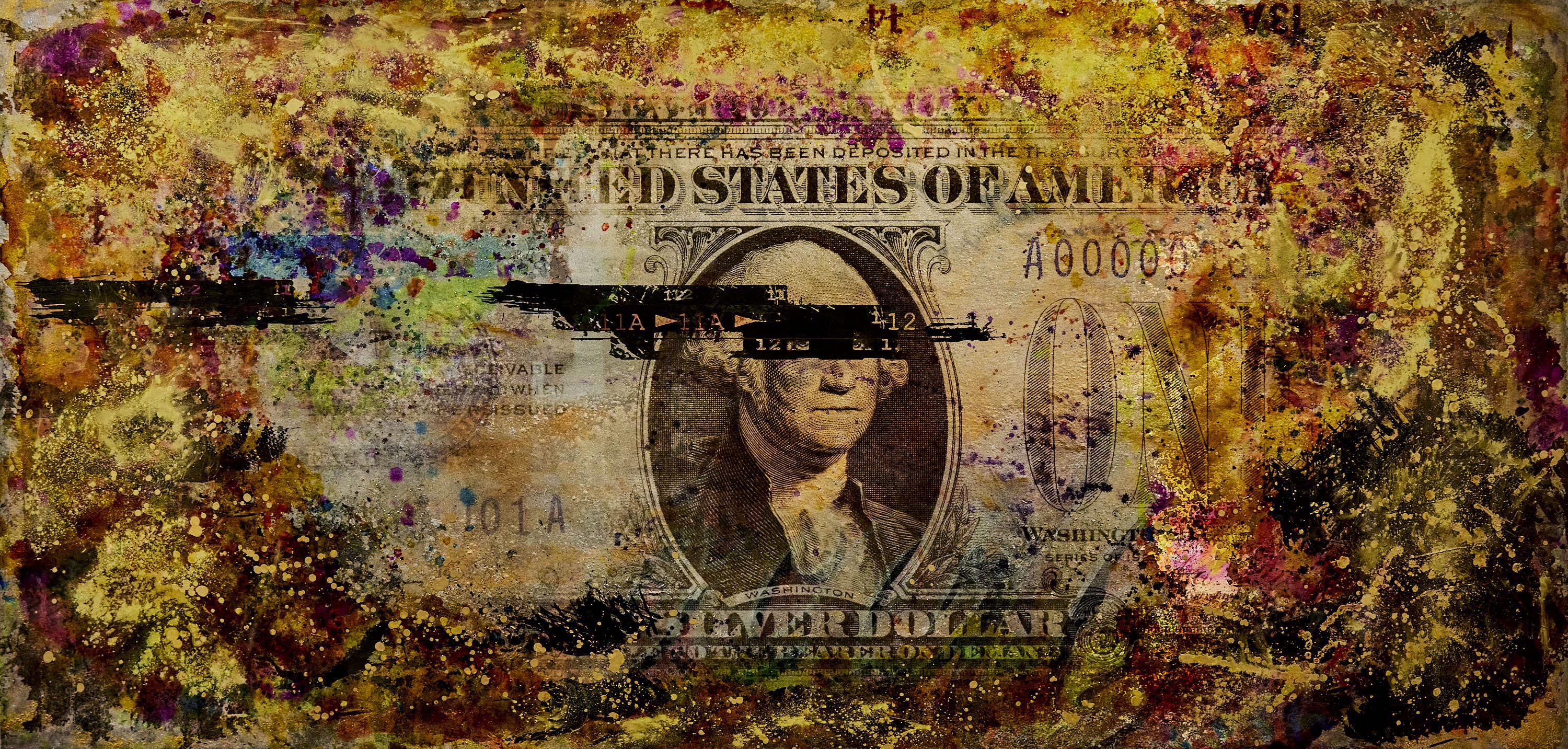 James Chiew, Giant dollar abstract James Chiew, Giant dollar abstract