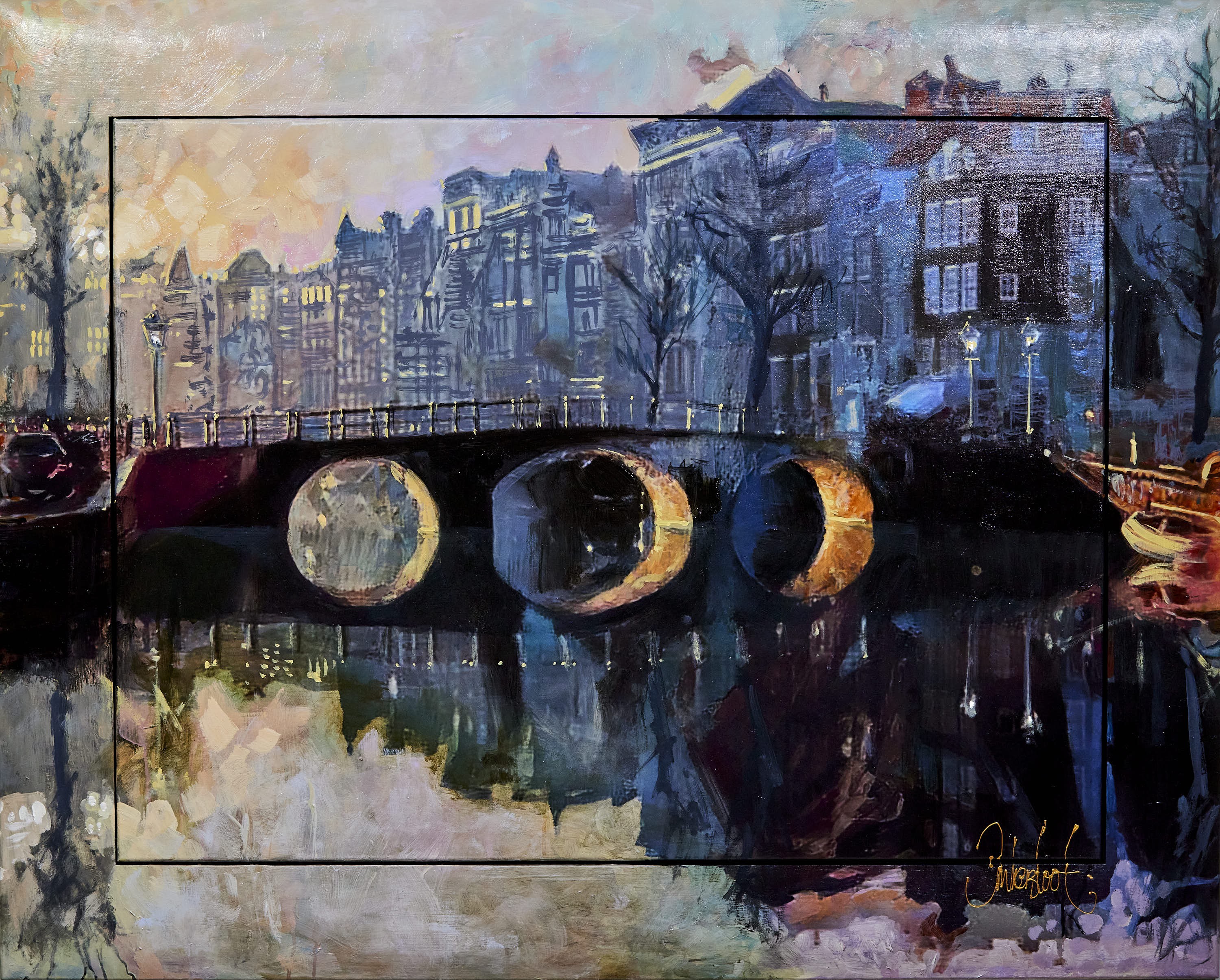 Peter Donkersloot, Amsterdam city view III Peter Donkersloot, Amsterdam city view III