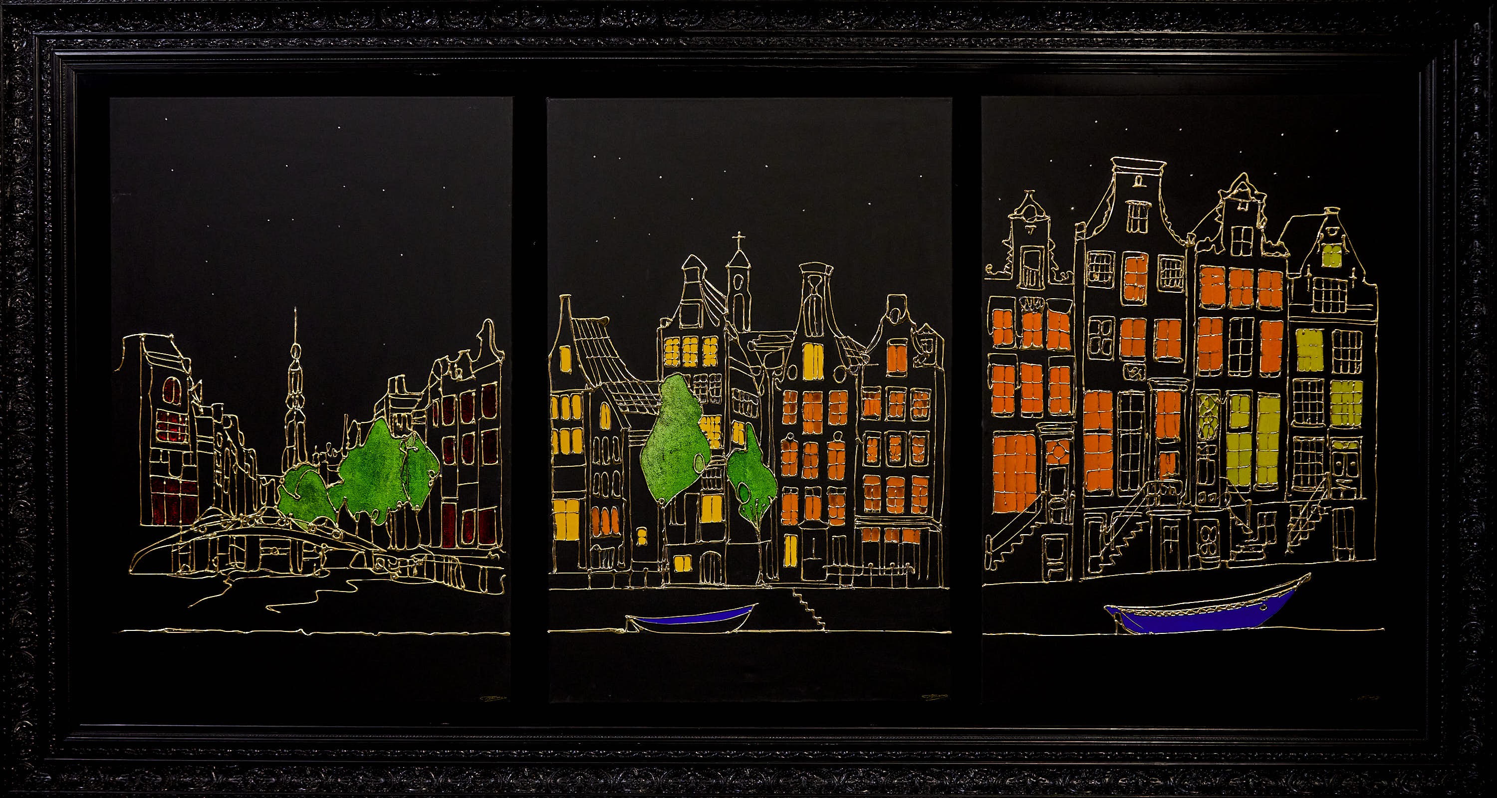 Tonny Baars, Amsterdam by night Tonny Baars, Amsterdam by night