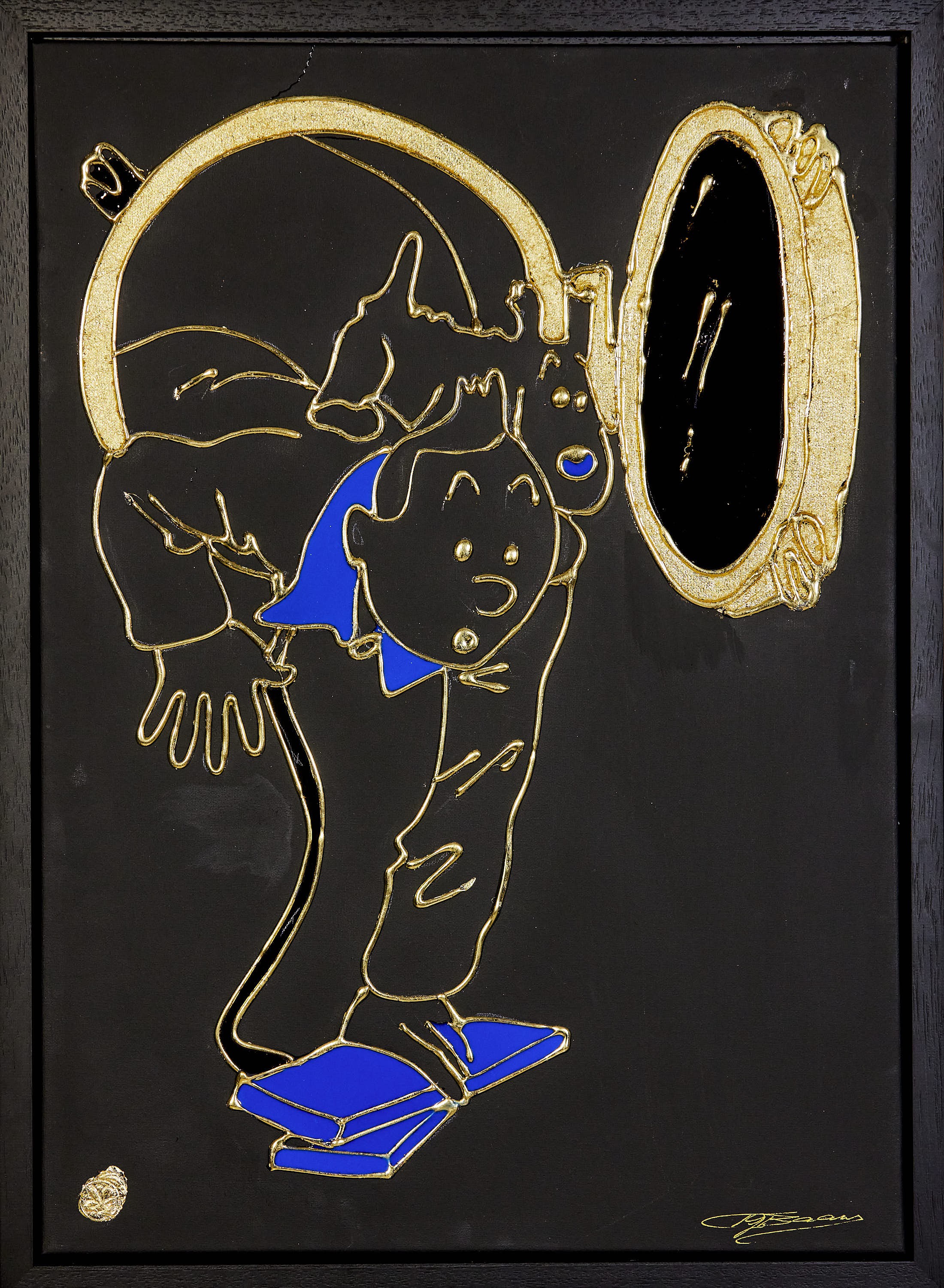 Tonny Baars, Tintin blue Tonny Baars, Tintin blue