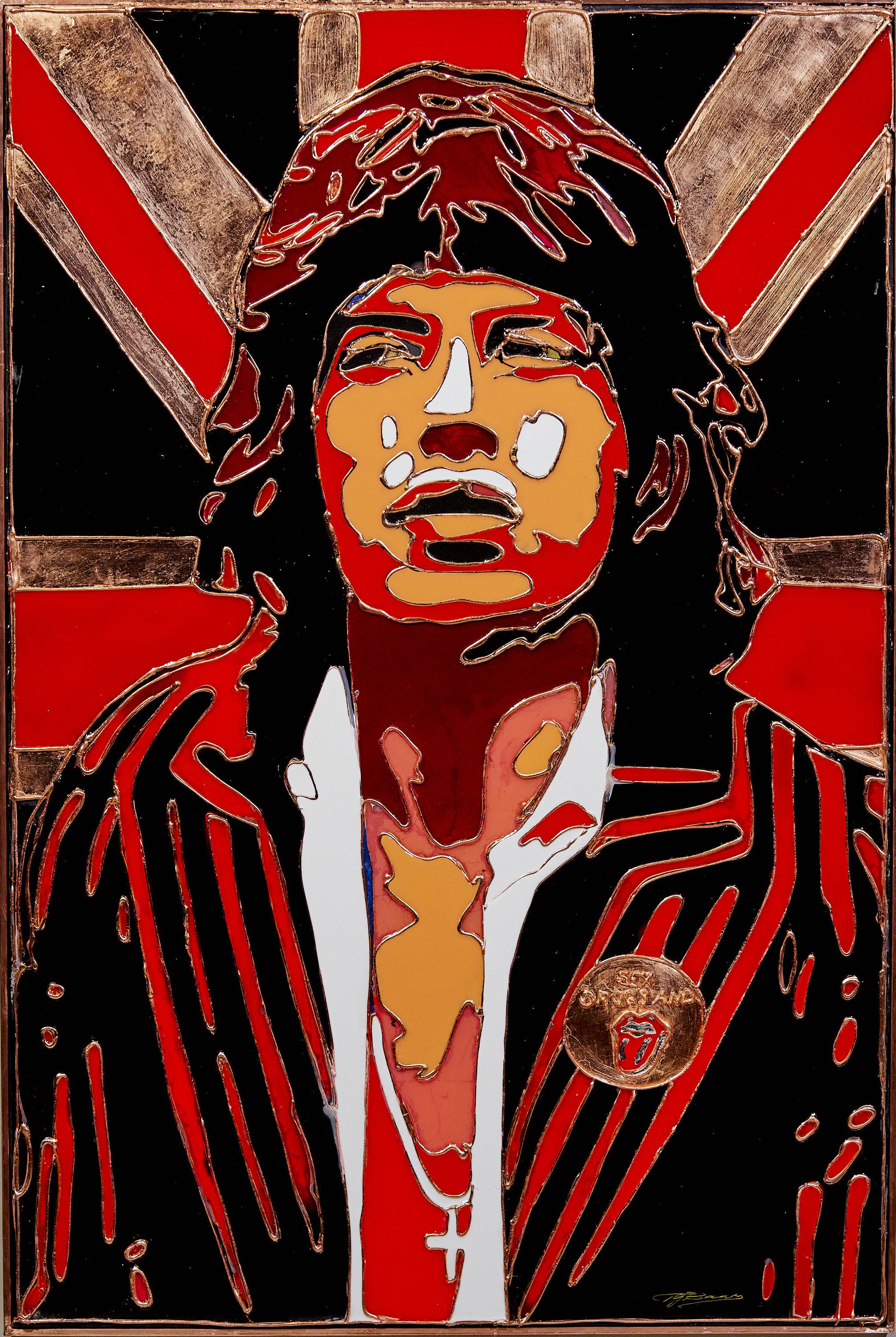 Tonny Baars, Mick Jagger Tonny Baars, Mick Jagger