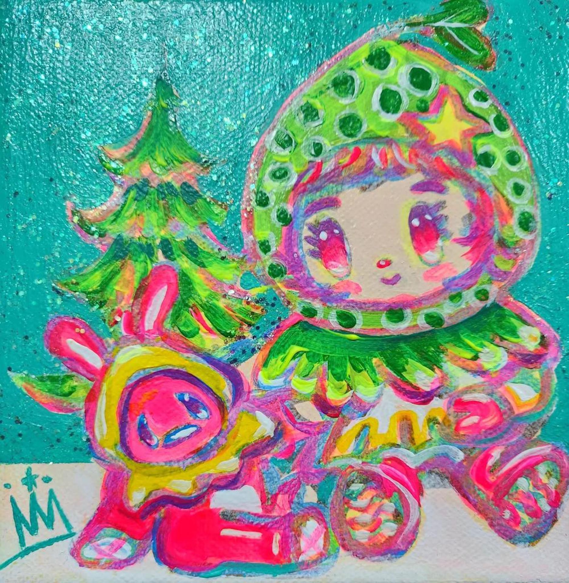 Shin Seung-Hun, Fantasy Jeju Island - Winter Child Chunja and Pink Rabbit Shin Seung-Hun, Fantasy Jeju Island - Winter Child Chunja and Pink Rabbit
