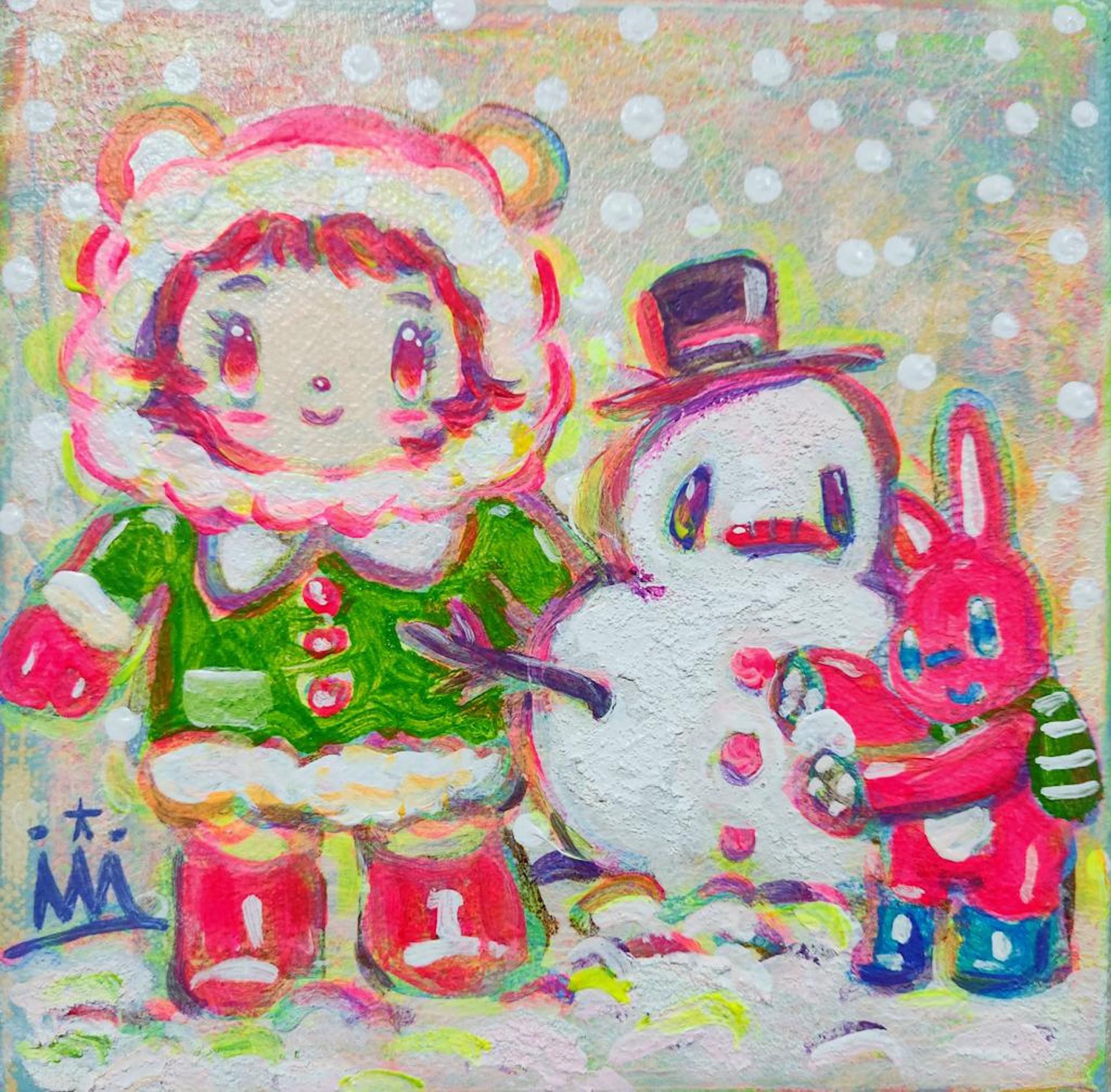 Shin Seung-Hun, Fantasy Jeju Island - Winter Child Chunja and Snowman Shin Seung-Hun, Fantasy Jeju Island - Winter Child Chunja and Snowman