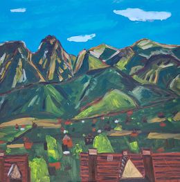 Painting, Tatra mountain nr.7, Karl-Karol Chrobok