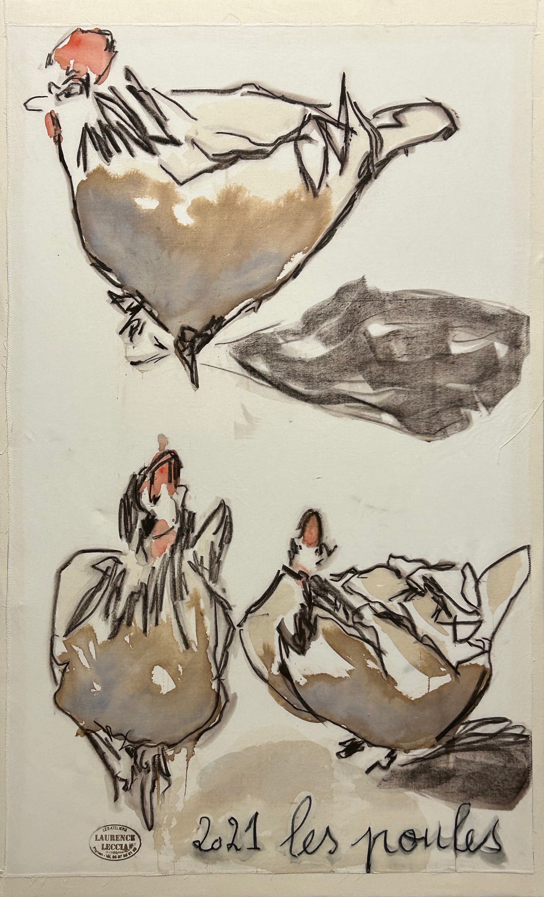 Laurence Leccia, Les poules Laurence Leccia, Les poules