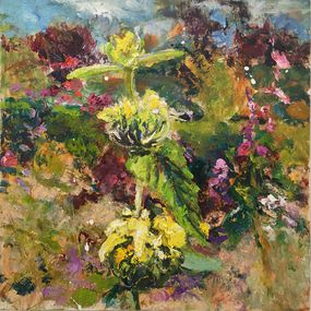 Gemälde, Jardin 4 - Phlomis, Ellen Geerts