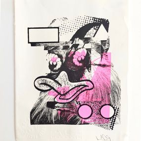 A.ce, Sans titre. Rare print hand made. Framed A.ce, Sans titre. Rare print hand made. Framed