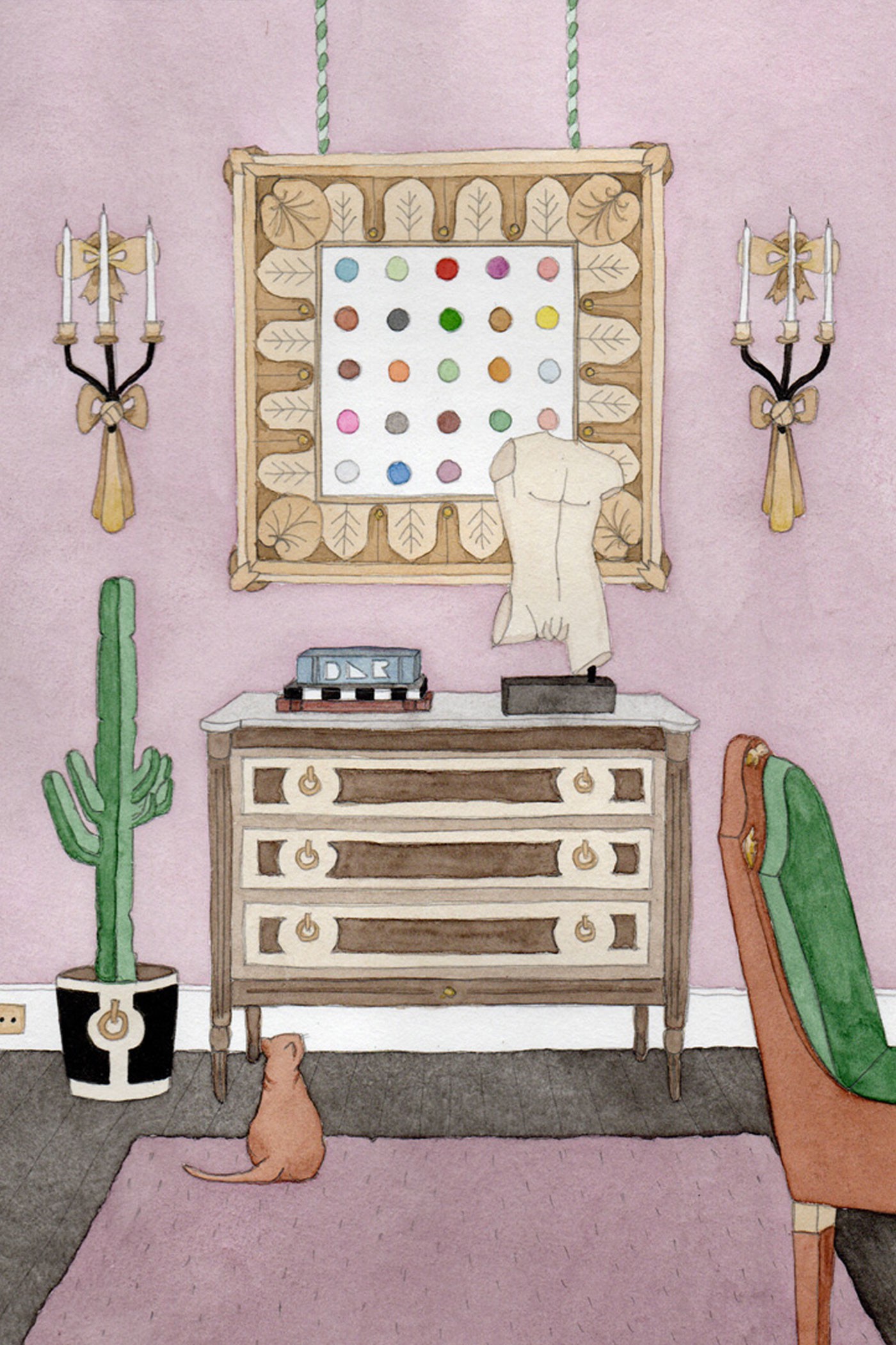 Damien Nicolas Roux, Damien Hirst & le chat Damien Nicolas Roux, Damien Hirst & le chat