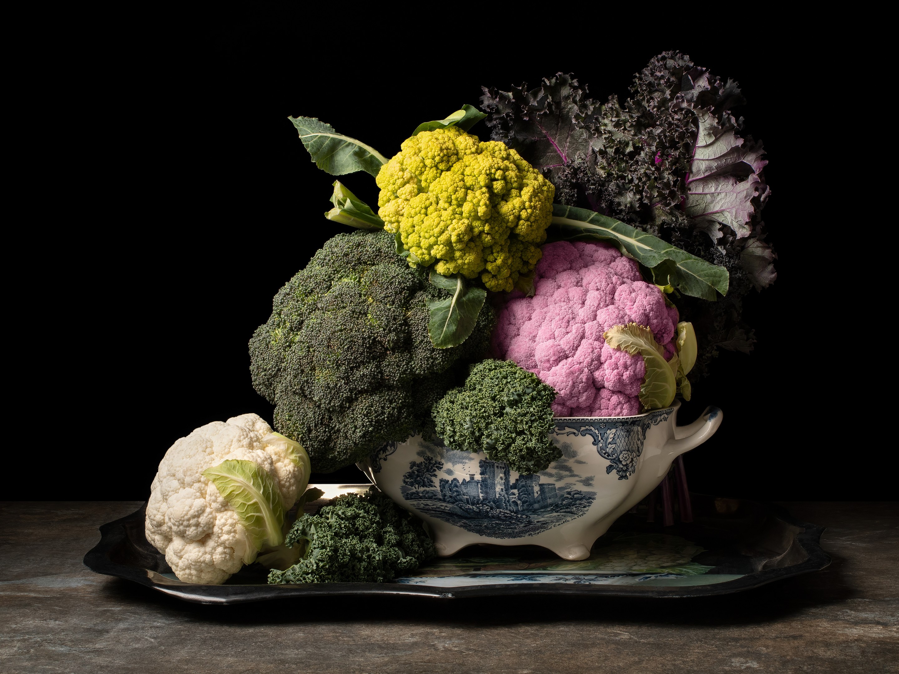 Dora Franco, Brocolis & Coliflores. From the Bodegones series Dora Franco, Brocolis & Coliflores. From the Bodegones series