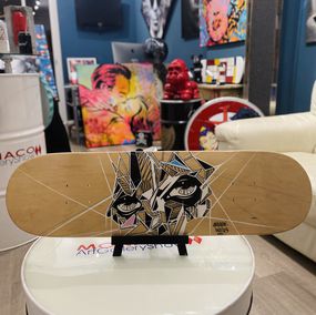 Andrew Wallas, Eyes on me custom skate deck skateboard Andrew Wallas, Eyes on me custom skate deck skateboard