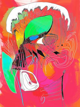 Arlequin - Subligraphie et portrait graphique, Amandine Le Du