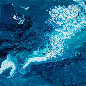 Painting, Warming Poles - Océan et fonds marins, Janina Rossiter
