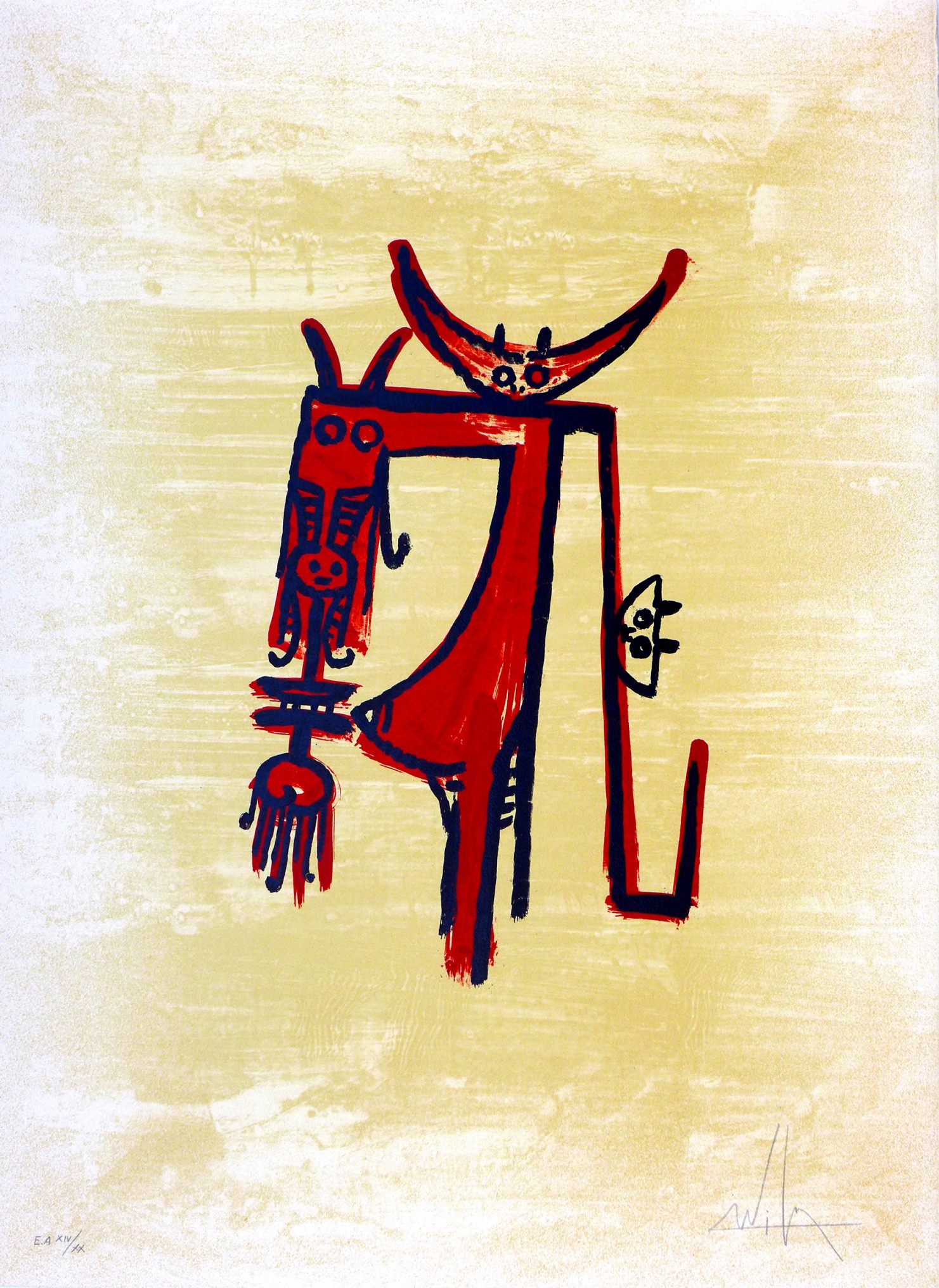 Wifredo Lam, El ultimo viaje del buque fantasma - 1 Wifredo Lam, El ultimo viaje del buque fantasma - 1