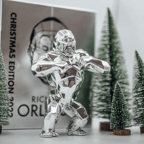 Richard Orlinski, Kong Christmas Silver Richard Orlinski, Kong Christmas Silver