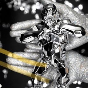 Richard Orlinski, Kong Christmas Silver Richard Orlinski, Kong Christmas Silver